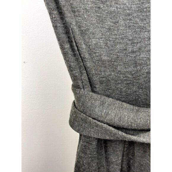 THML Cowl Neck Sleeveless Sweater Dress Tan and Grey Sz L EUC - Picture 5 of 8